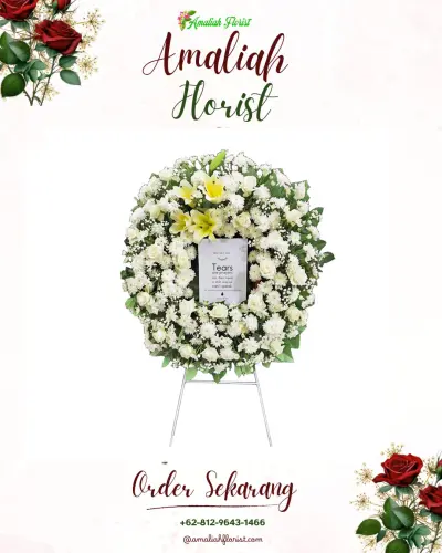 Krans Bunga Duka Cita di Rabadompu Timur