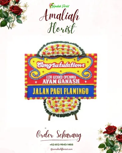 Bunga Papan Congratulation di Rabadompu Timur